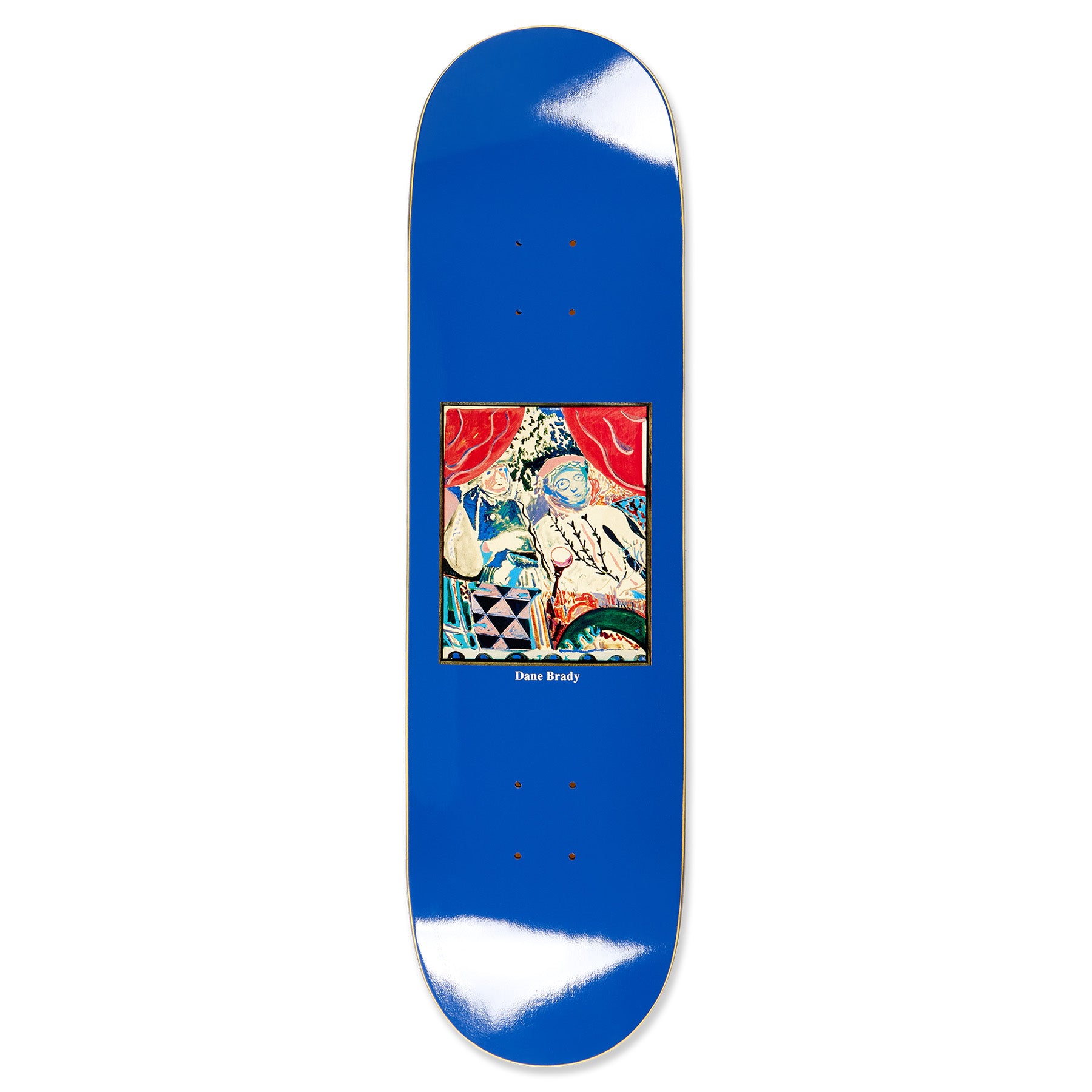 Polar Skate Co. Dane Brady Time Travelers Deck Blue 8.5" Short WB