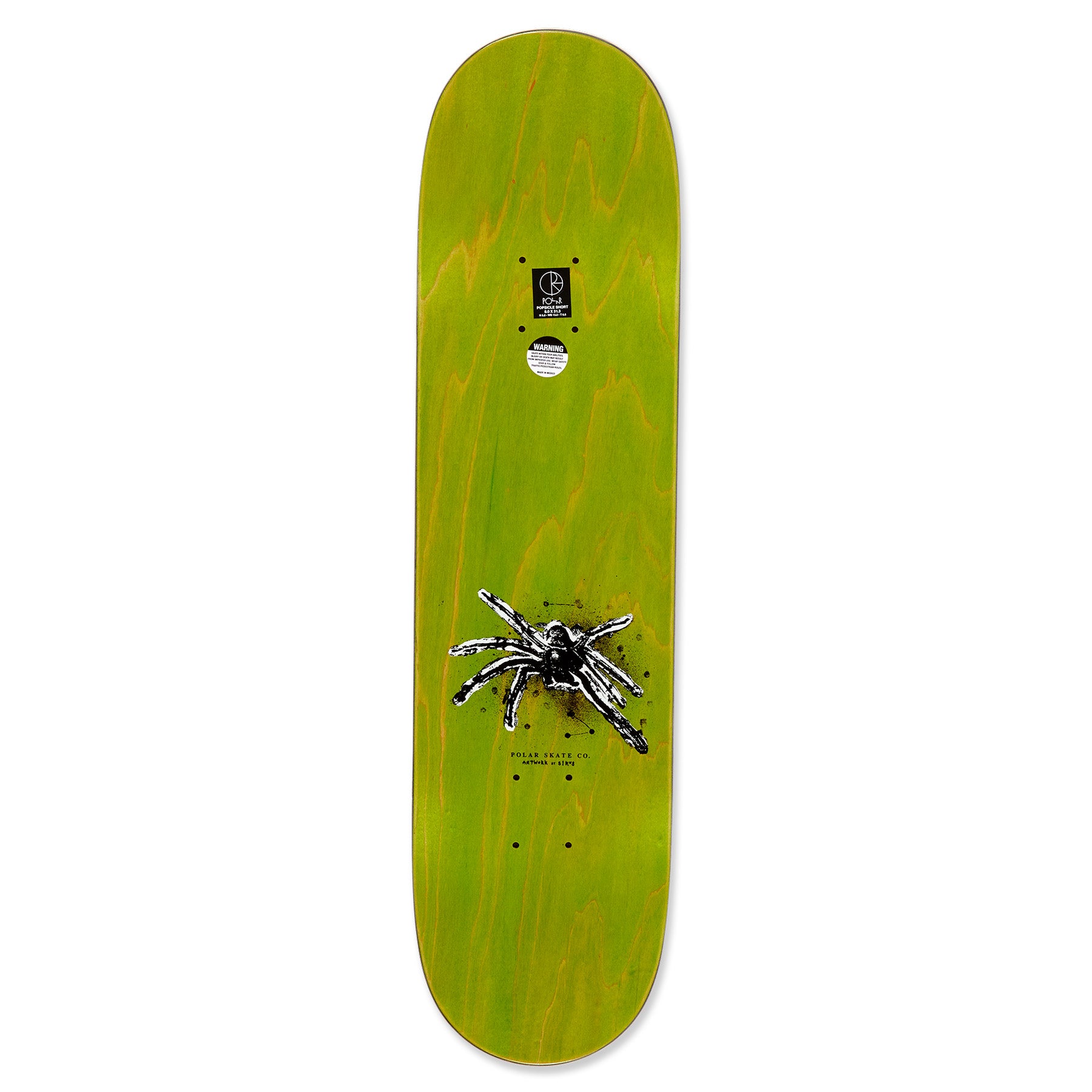 Polar Skate Co. David Strenstöm Spider Deck 8.0" Short WB