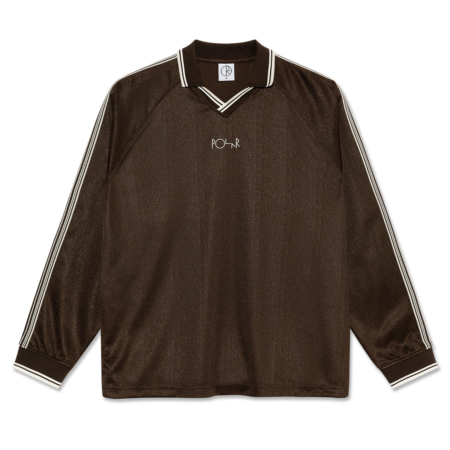 Polar Skate Co. Davie LS Shirt Chocolate/Ivory