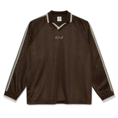 Polar Skate Co. Davie LS Shirt Chocolate/Ivory - Orchard Skateshop Polar Skate Co. Davie LS Shirt Chocolate/Ivory - Orchard Skateshop