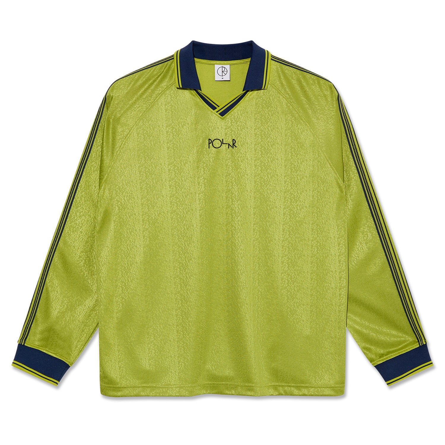 Polar Skate Co. Davie LS Shirt Peridot/Dark Blue - Orchard Skateshop
