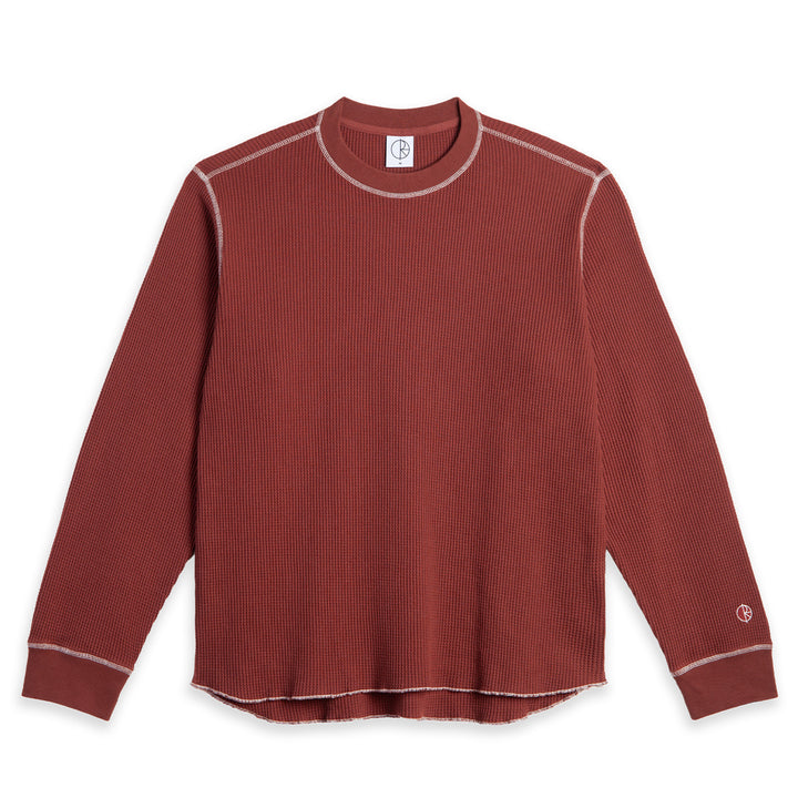 Polar Skate Co. Dylan LS Tee Wine/White