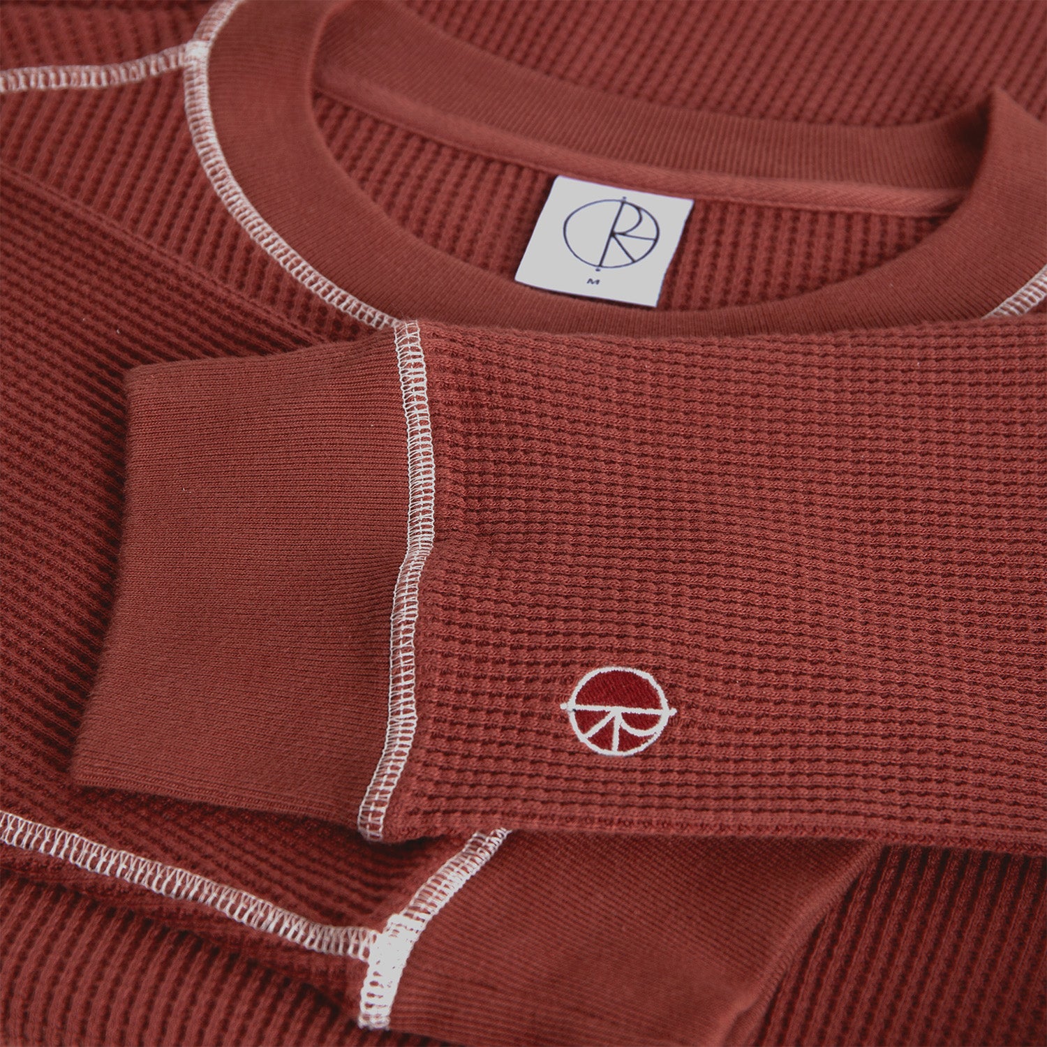 Polar Skate Co. Dylan LS Tee Wine/White