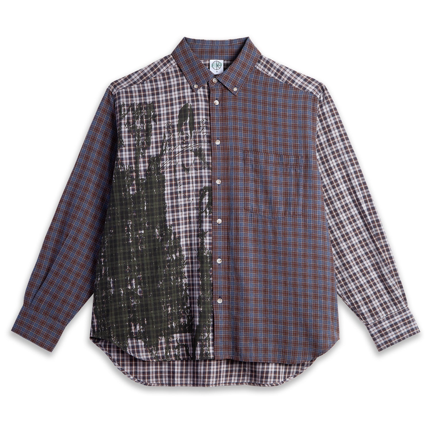 Polar Skate Co. Ebou Sanyang Ben LS Shirt Violin Graphite Blue