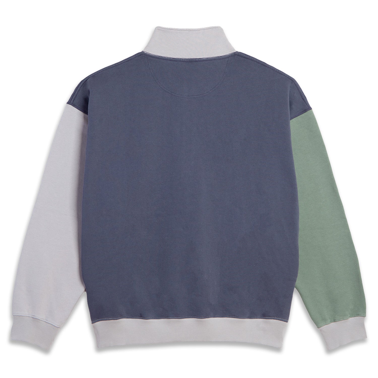 Polar Skate Co. Ebou Sanyang Frankie Half Zip Tribal Grey Blue/Silver
