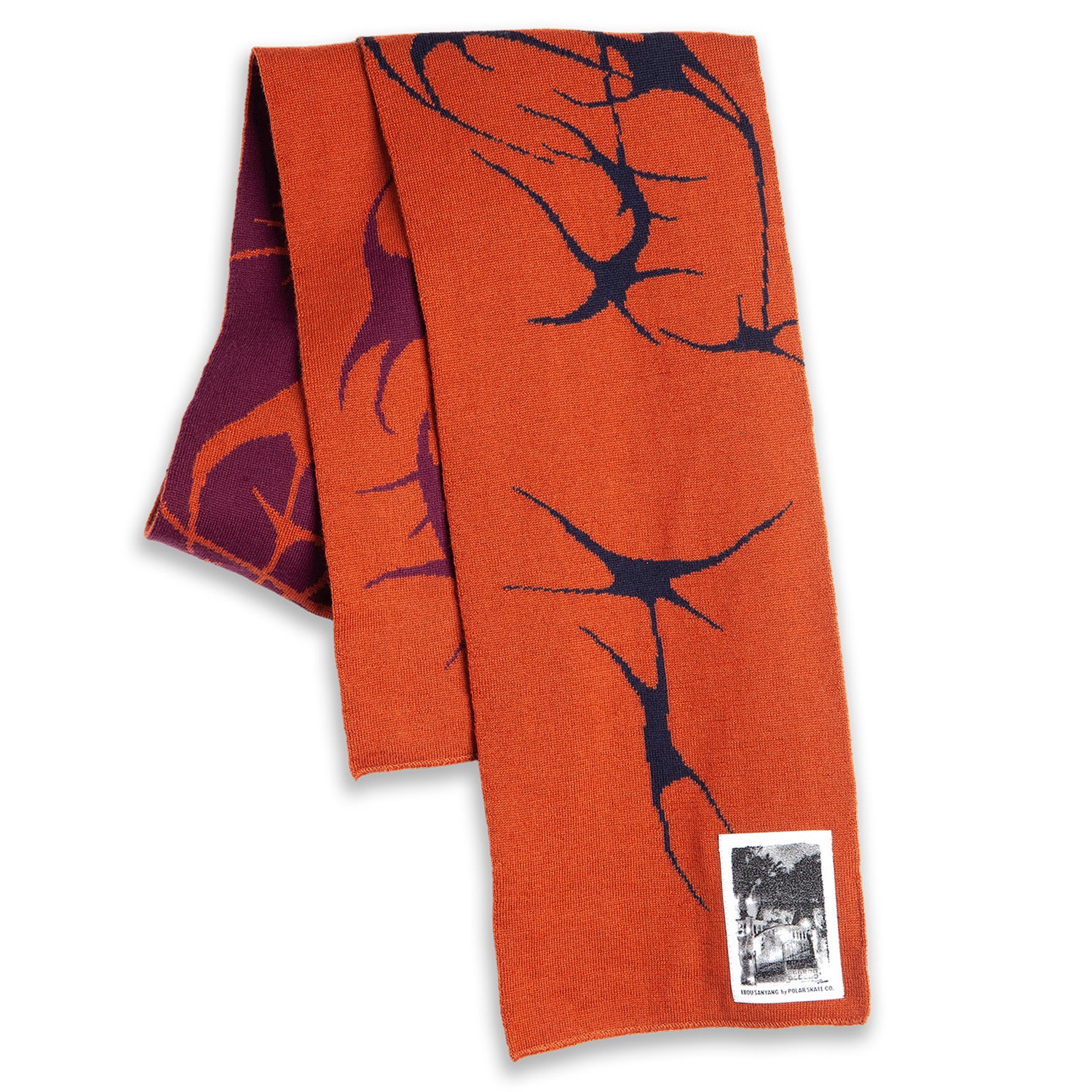 Polar Skate Co. Ebou Sanyang Salim Scarf Tribal Burnt Orange