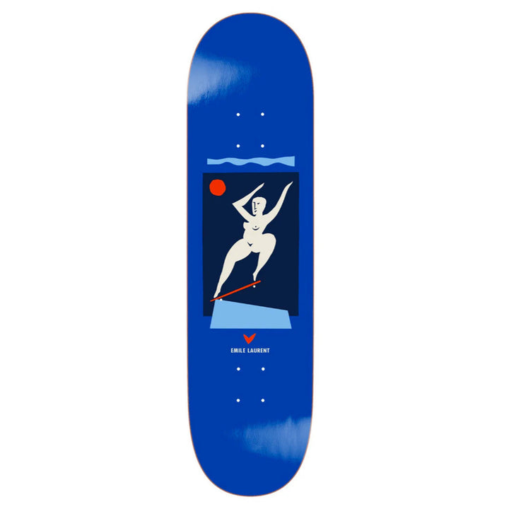 Polar Skate Co. Emile Laurent Crooks Deck Blue 8.0"