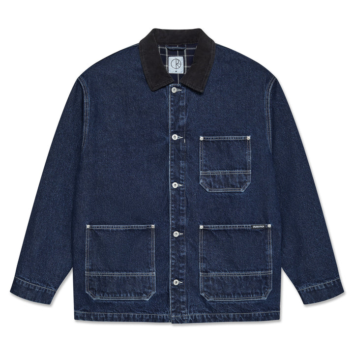 Polar Skate Co. Ezra Jacket Flannel Lined Indigo