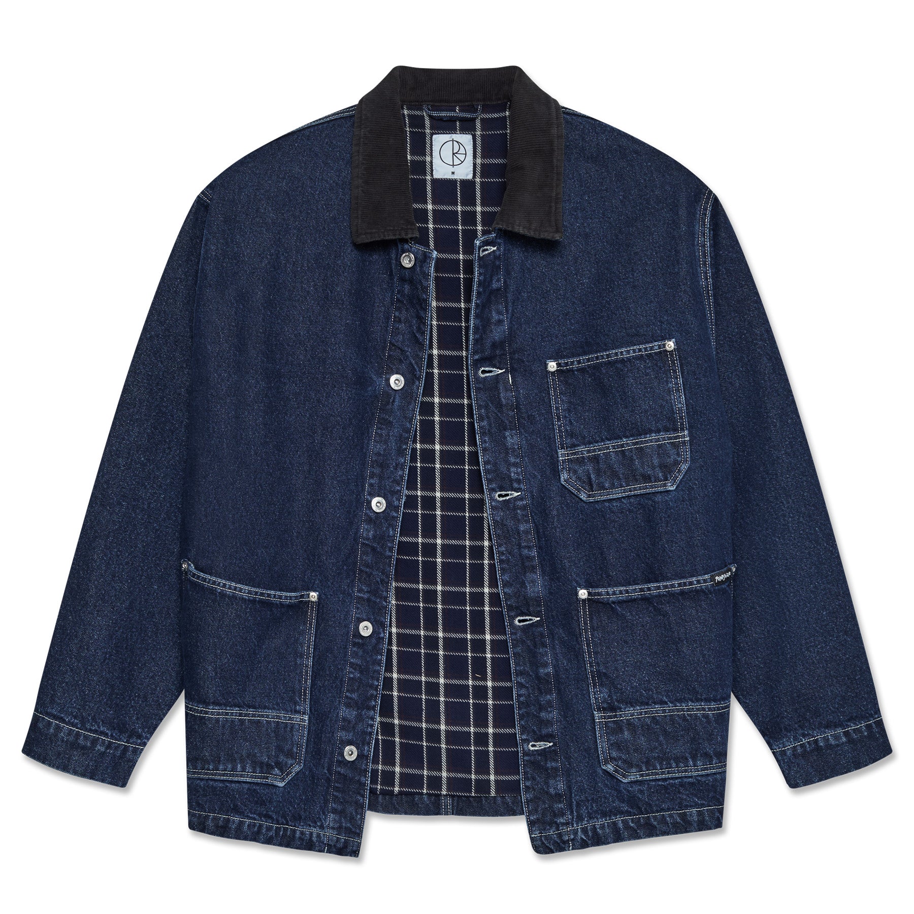 Polar Skate Co. Ezra Jacket Flannel Lined Indigo
