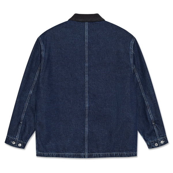 Polar Skate Co. Ezra Jacket Flannel Lined Indigo - Orchard Skateshop