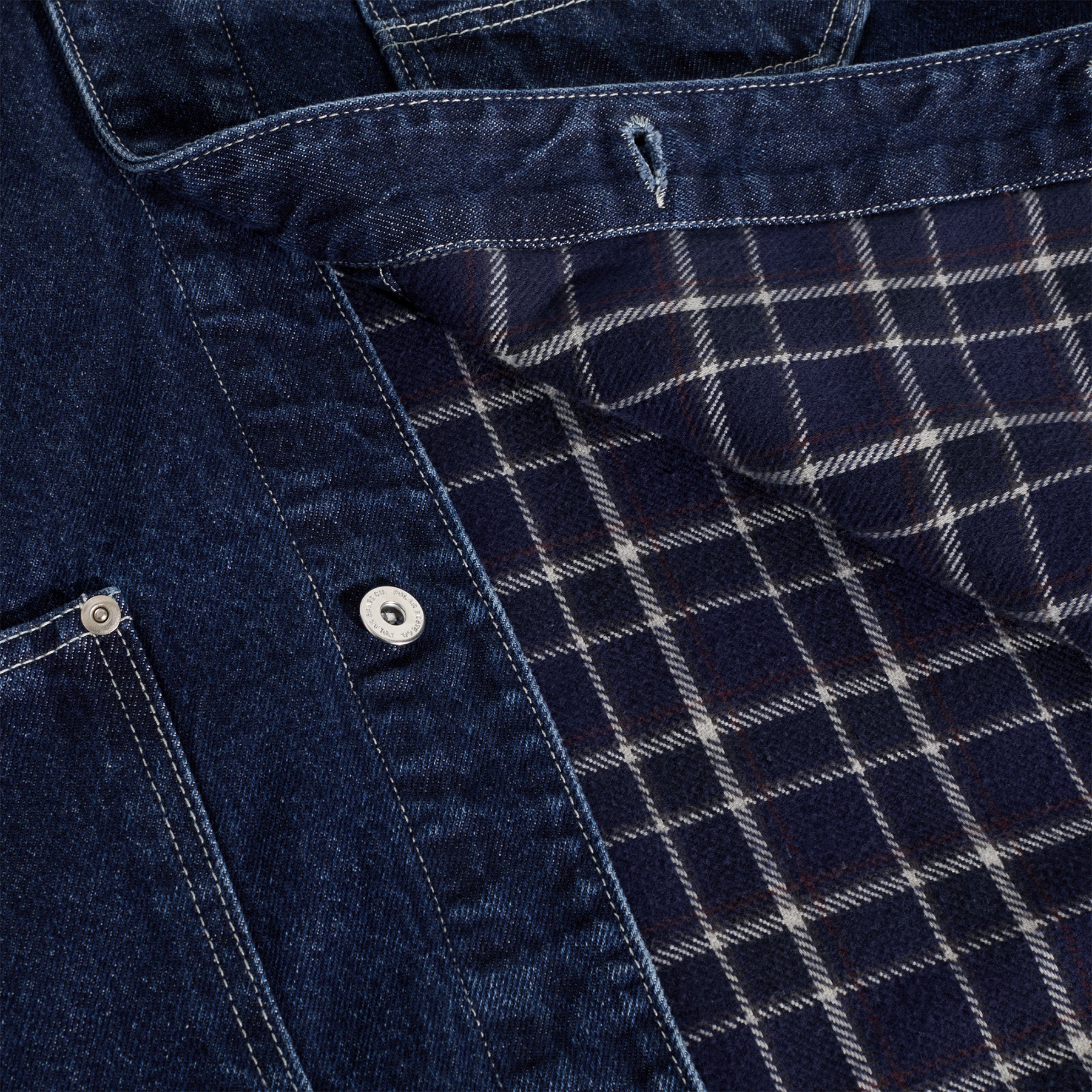Polar Skate Co. Ezra Jacket Flannel Lined Indigo