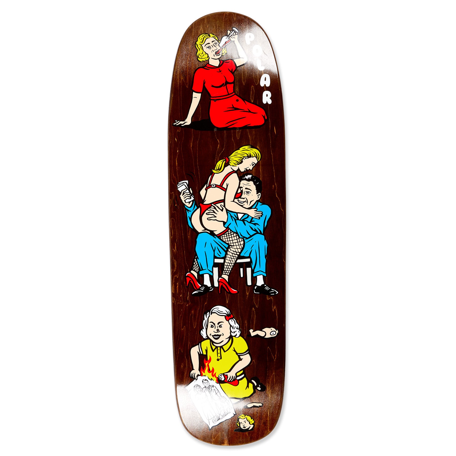 Polar Skate Co. Family Affair Shaped Deck P9 - Orchard Skateshop