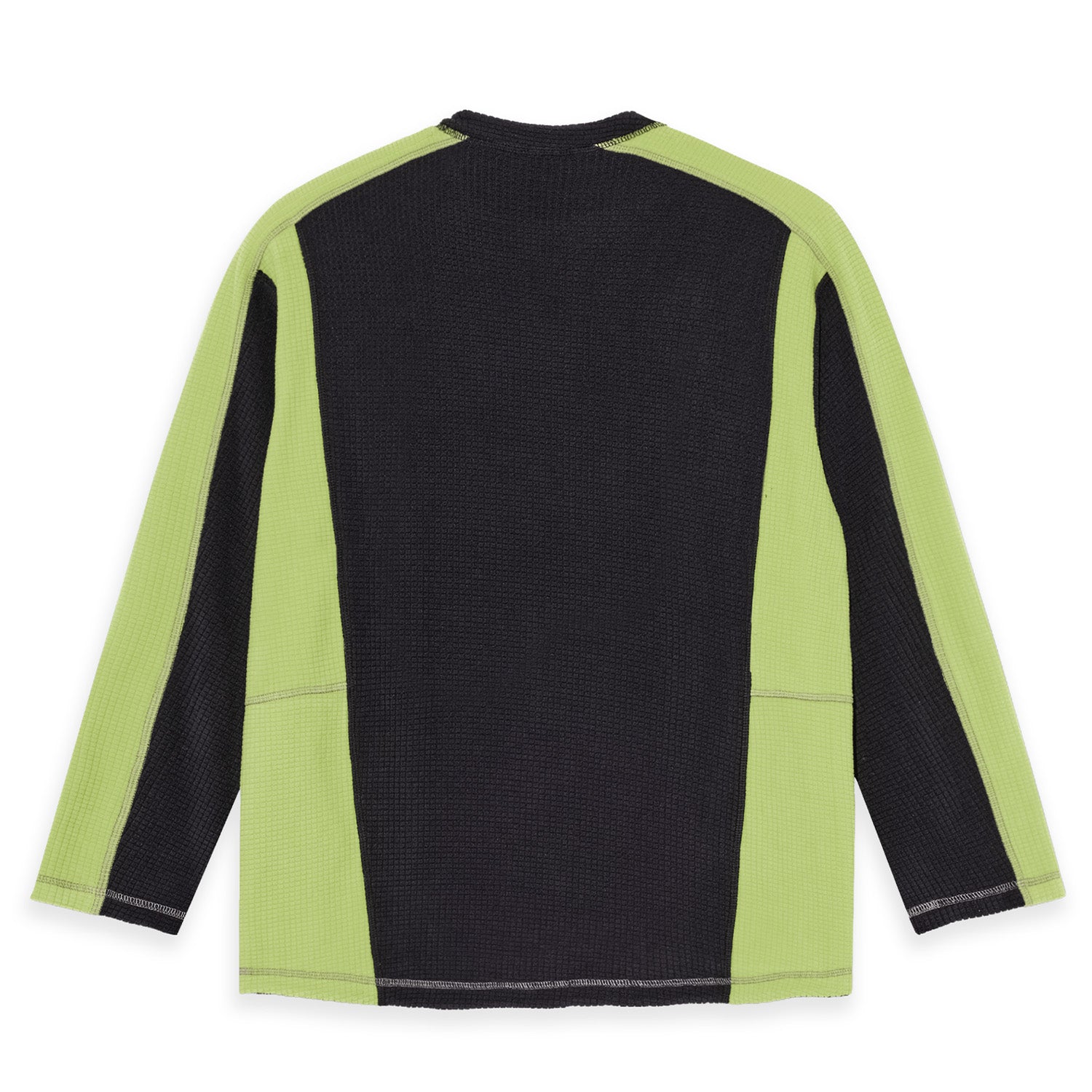 Polar Skate Co. Grid Fleece Sweater Black/Chartreuse
