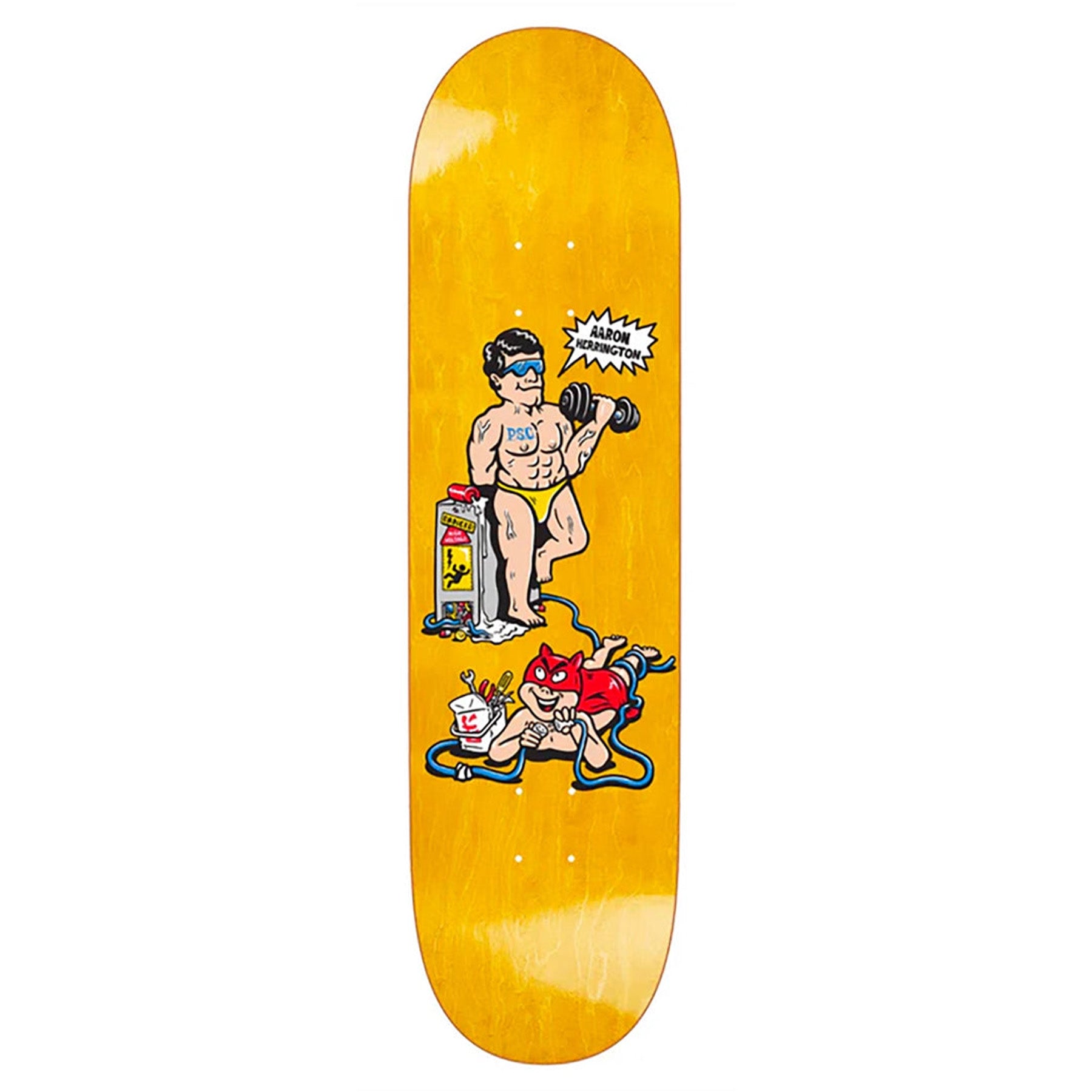Polar Skate Co. Aaron Herrington Pumping Iron Deck - Thumbnail 2