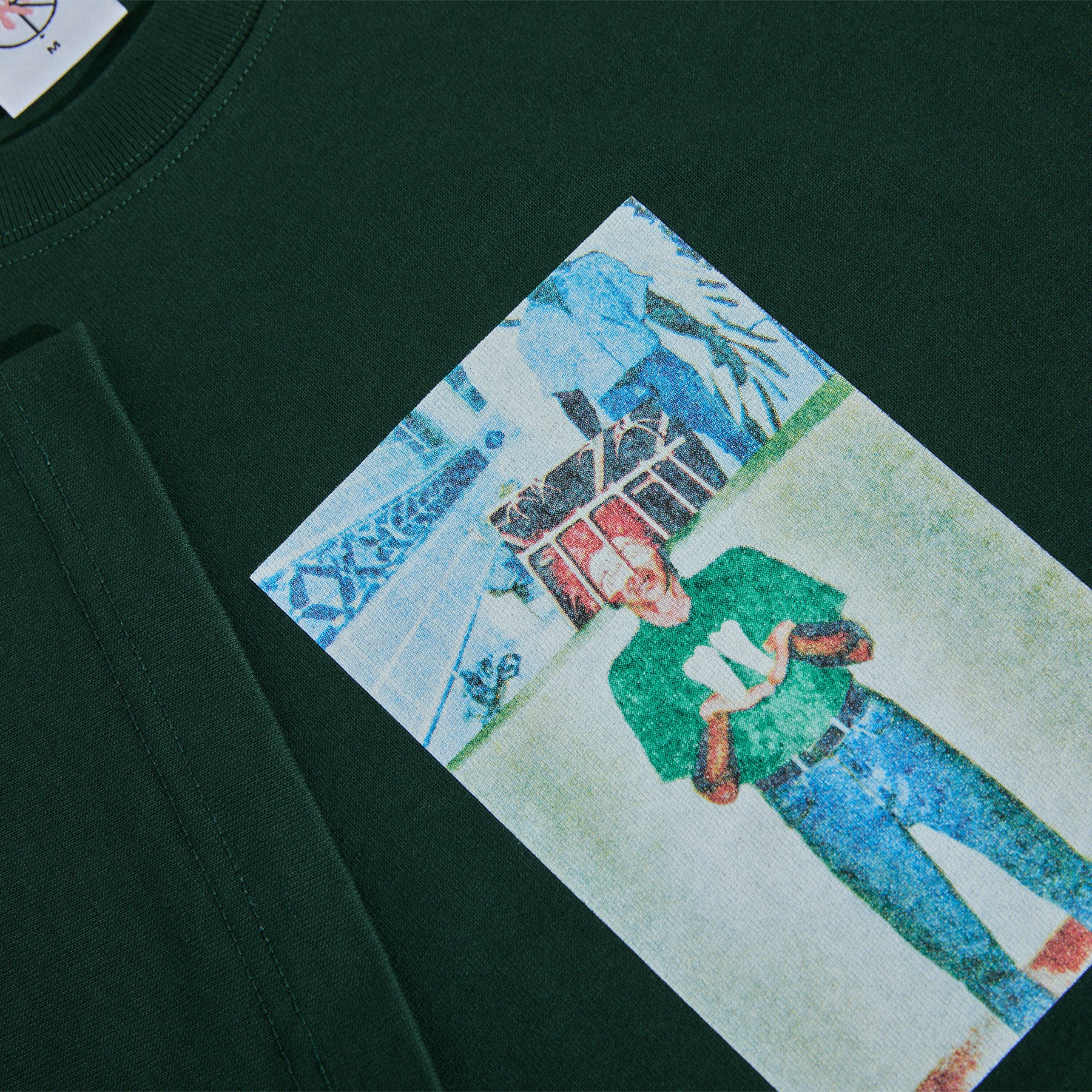 Polar Skate Co. Jeans Teeth Tee Dark Green