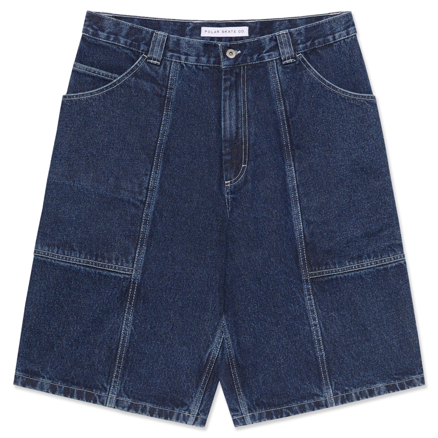 Polar Skate Co. Jiro Shorts Dark Blue/White Stitch