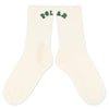 Polar Skate Co. Large Rib Socks College Logo White