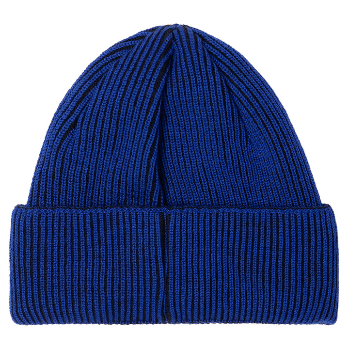 Polar Skate Co. Lines Merino Wool Beanie Egyptian Blue/Black
