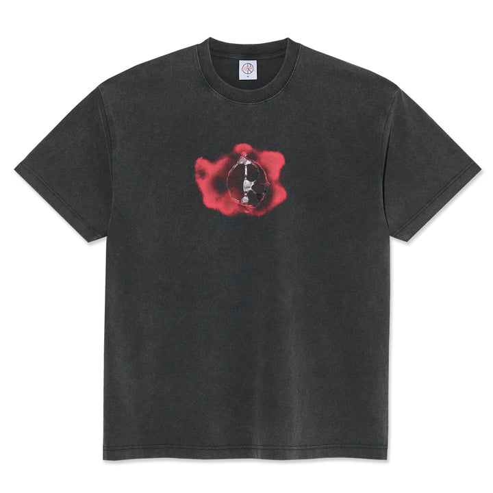 Polar Skate Co. Metal Logo Tee Silver Black