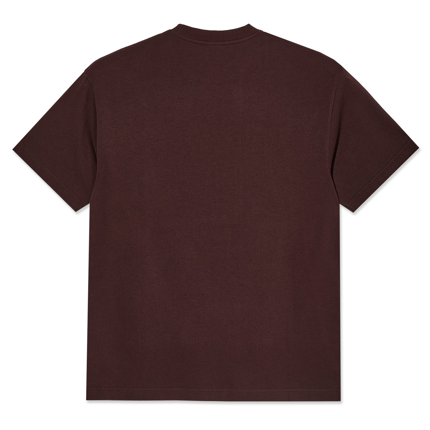 Polar Skate Co. Metal Logo Tee Washed Bordeaux