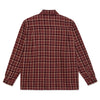 Polar Skate Co. Mike Flannel Shirt Oxblood Check