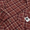 Polar Skate Co. Mike Flannel Shirt Oxblood Check