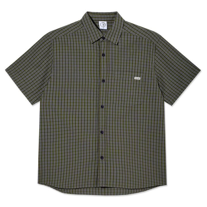 Polar Skate Co. Mitchell Shirt Black/Green