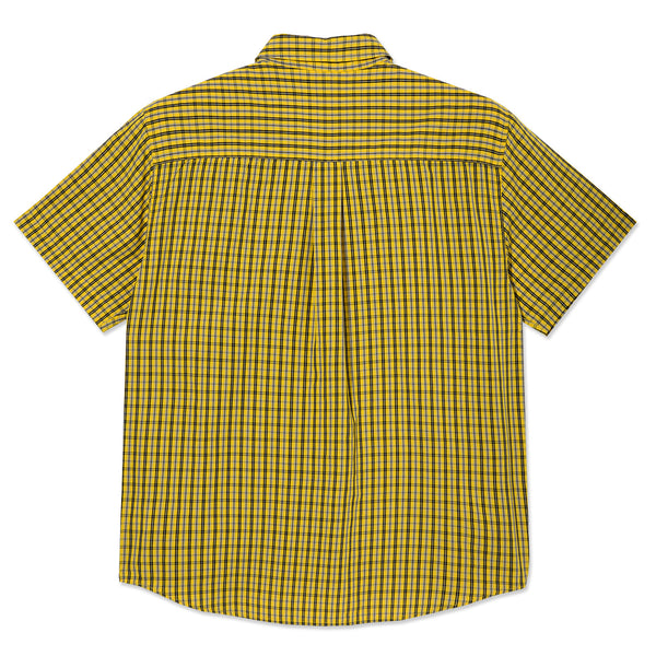 Polar Skate Co. Mitchell Shirt Lemon/Black - Orchard Skateshop