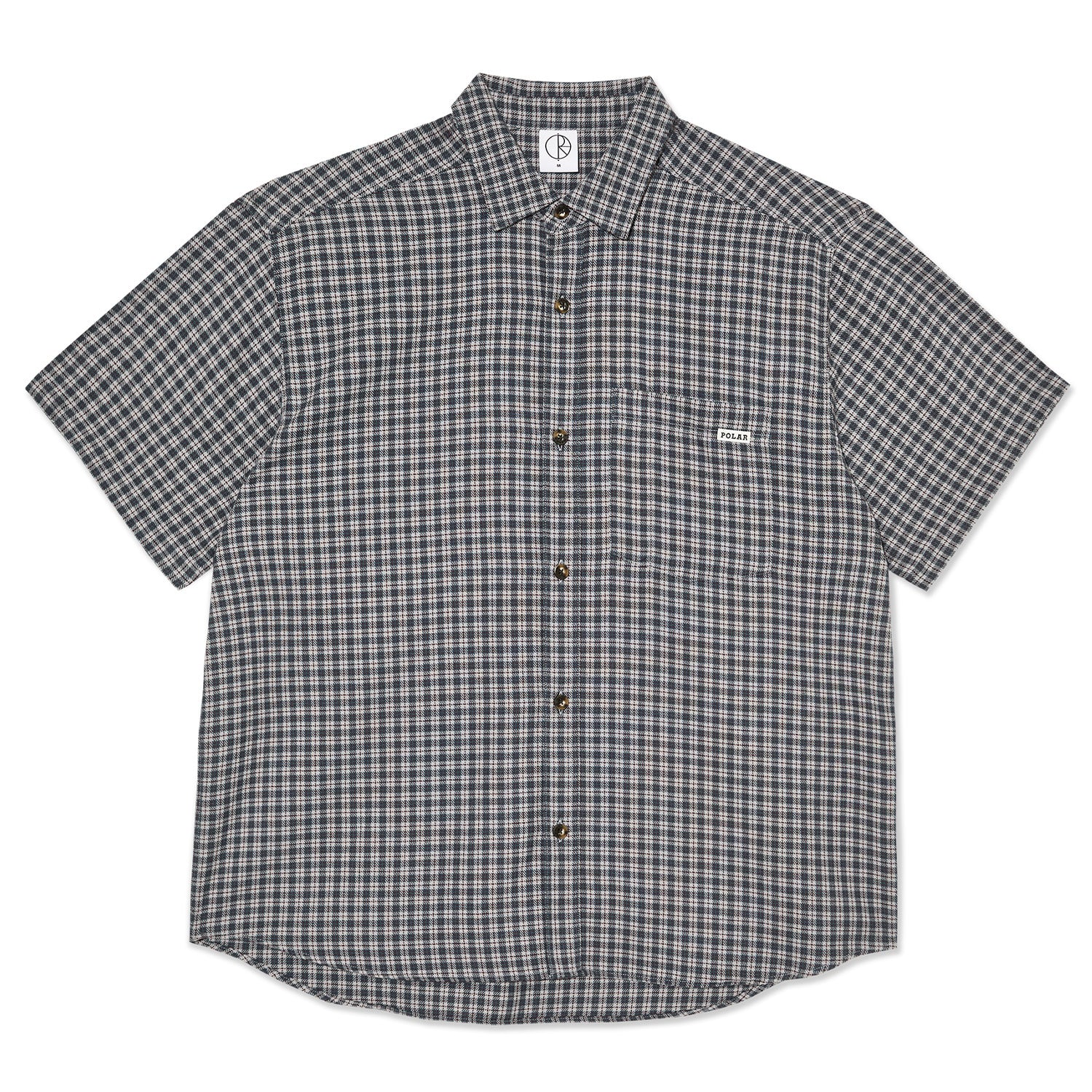 Polar Skate Co. Mitchell Shirt Petrol/Bordeaux