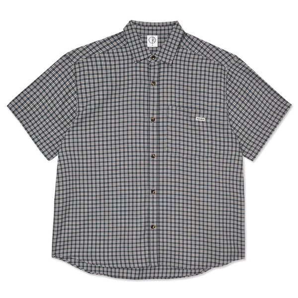 Polar Skate Co. Mitchell Shirt Petrol/Bordeaux - Orchard Skateshop