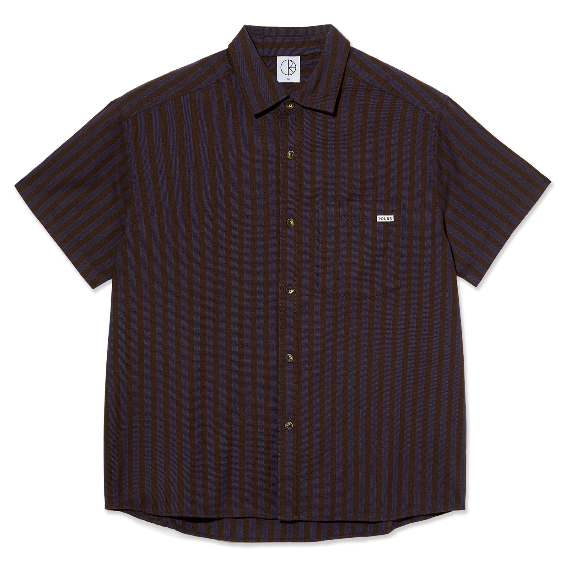 Polar Skate Co. Mitchell Shirt Purple/Chocolate - Orchard Skateshop