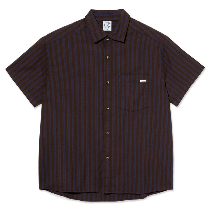Polar Skate Co. Mitchell Shirt Purple/Chocolate