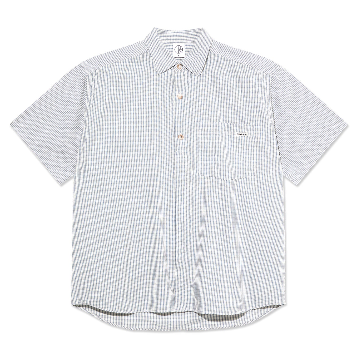 Polar Skate Co. Mitch Shirt Blue Check