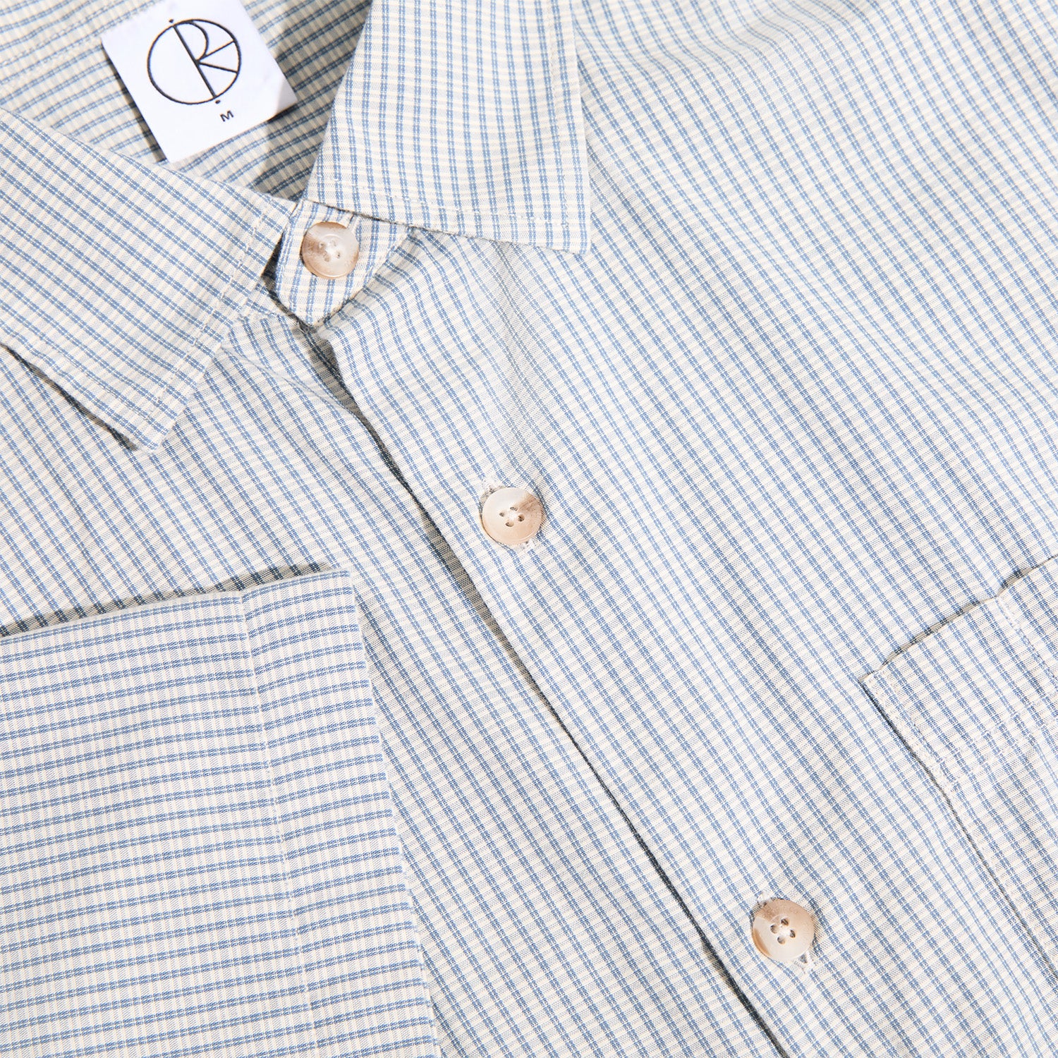 Polar Skate Co. Mitch Shirt Blue Check