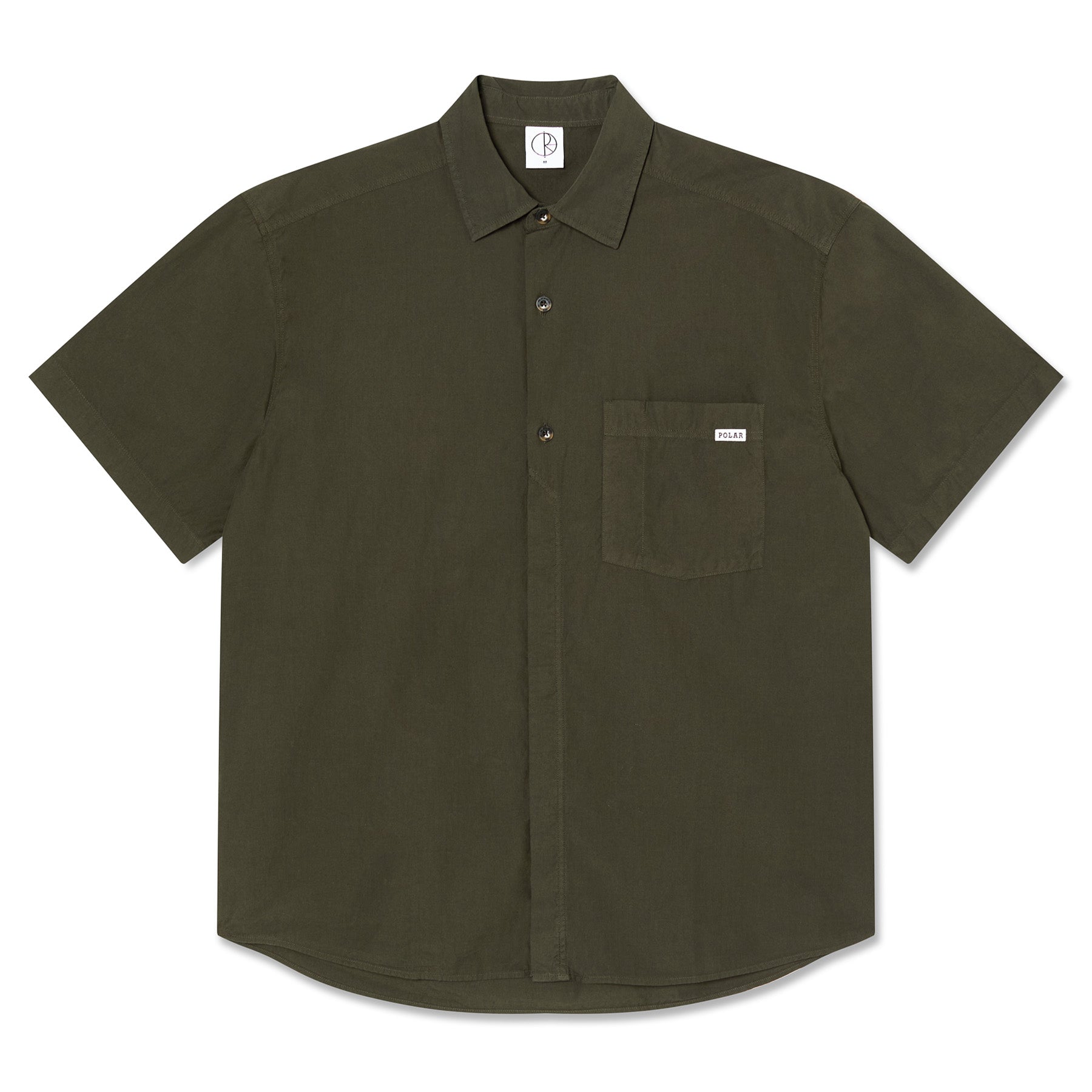 Polar Skate Co, Mitch Shirt Dirty Black - Orchard Skateshop