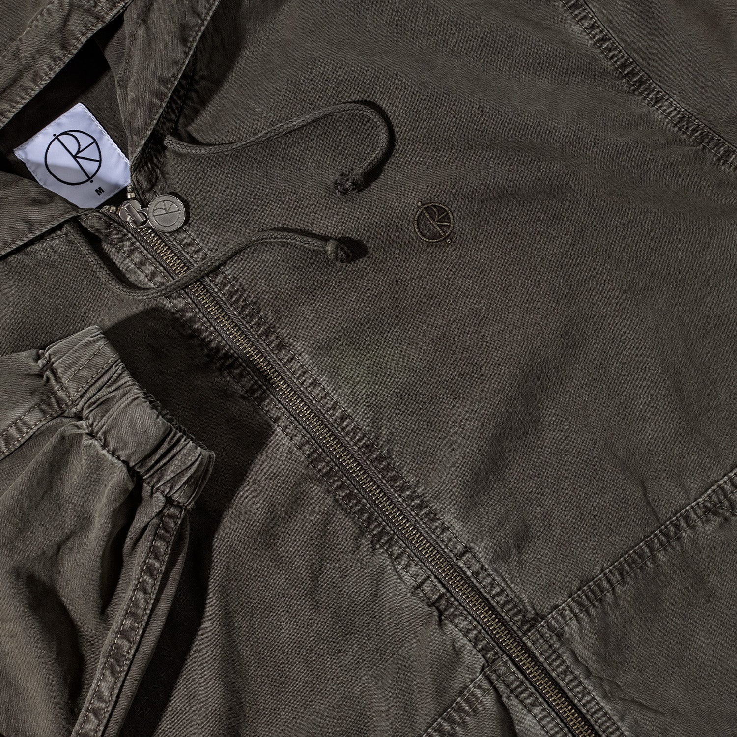 Polar Skate Co. Nick Hooded Jacket Washed Grey