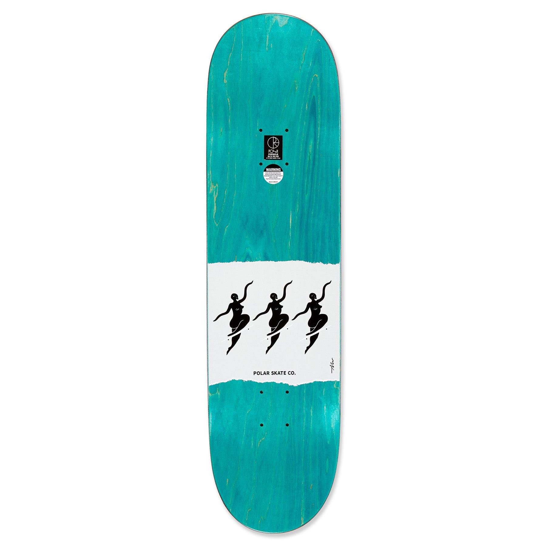 Polar Skate Co. No Complies White Deck 8.5"