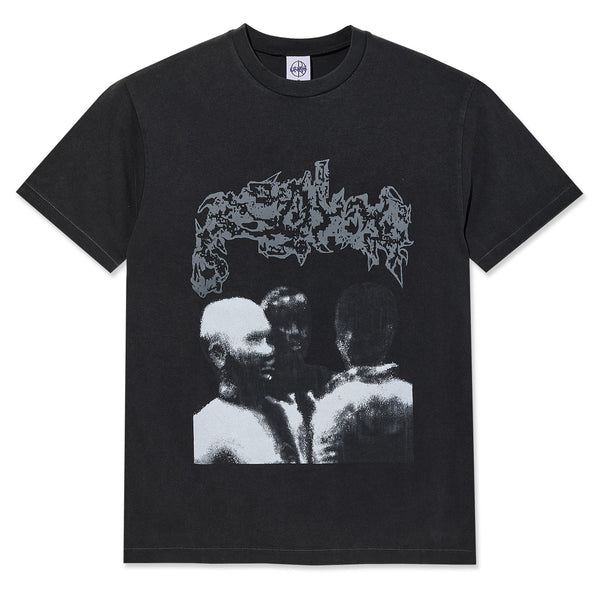 Polar Skate Co. Overhead Band Tee Silver Black - Orchard Skateshop