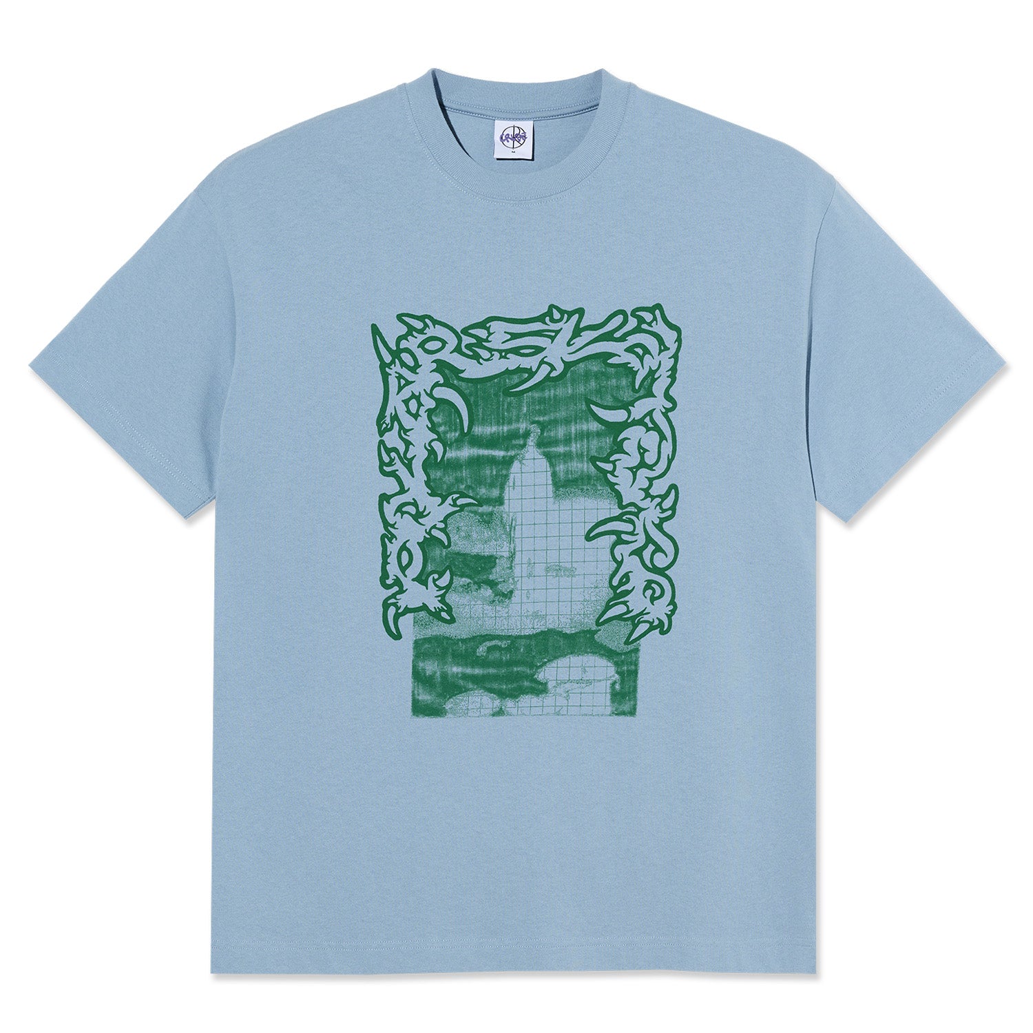 Polar Skate Co. Passing Resemblance Tee Grey Blue