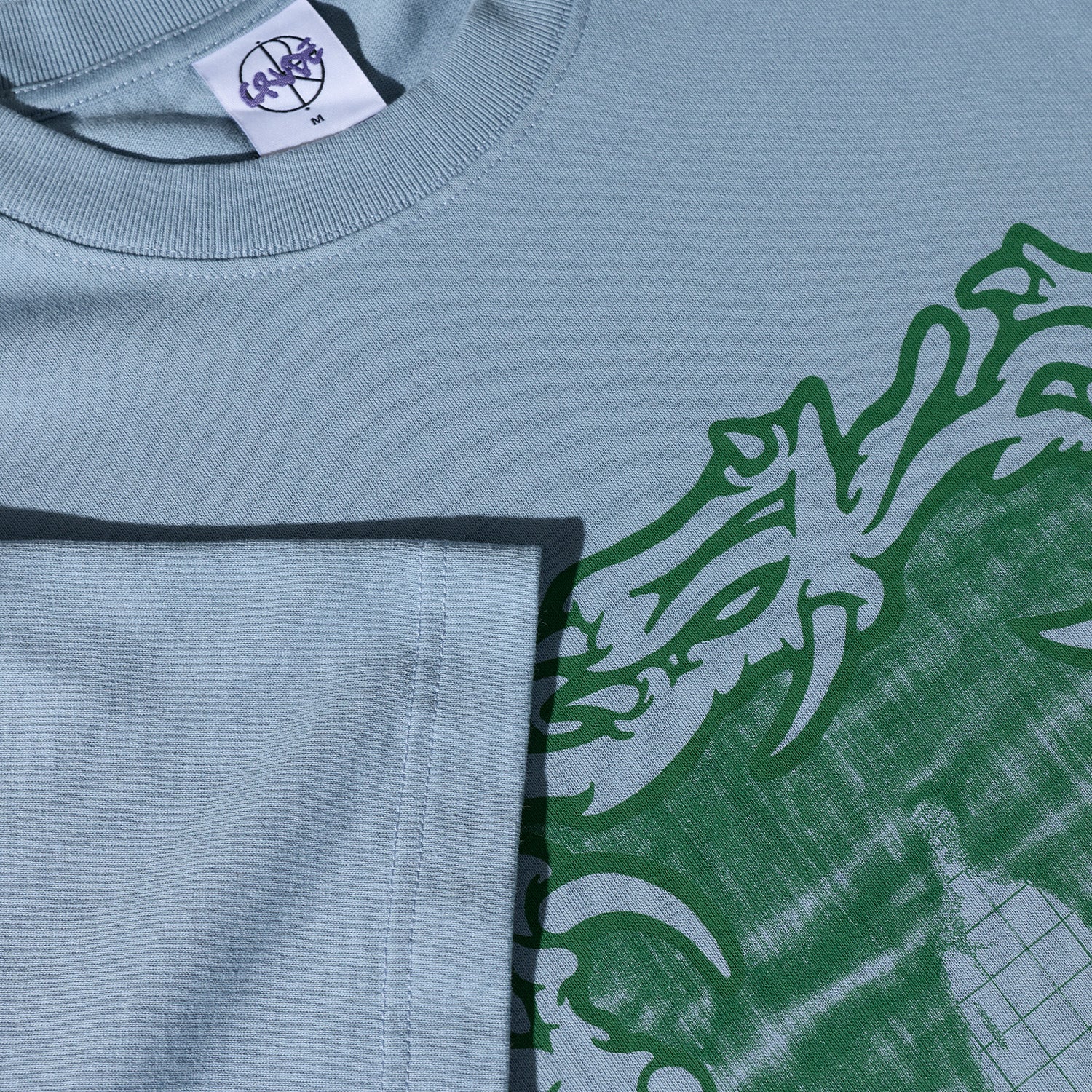 Polar Skate Co. Passing Resemblance Tee Grey Blue