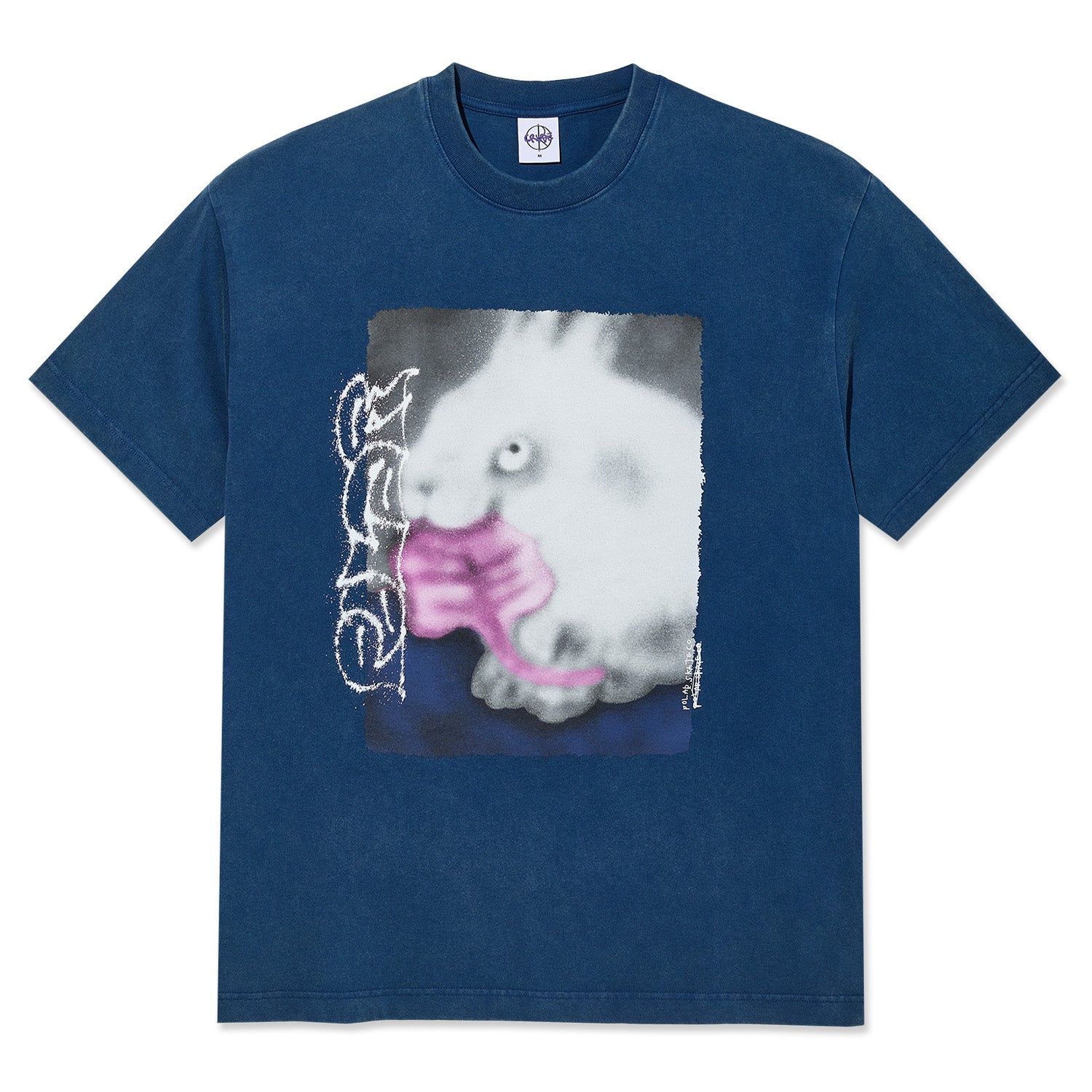 Polar Skate Co. Rabbit Tee Washed Blue