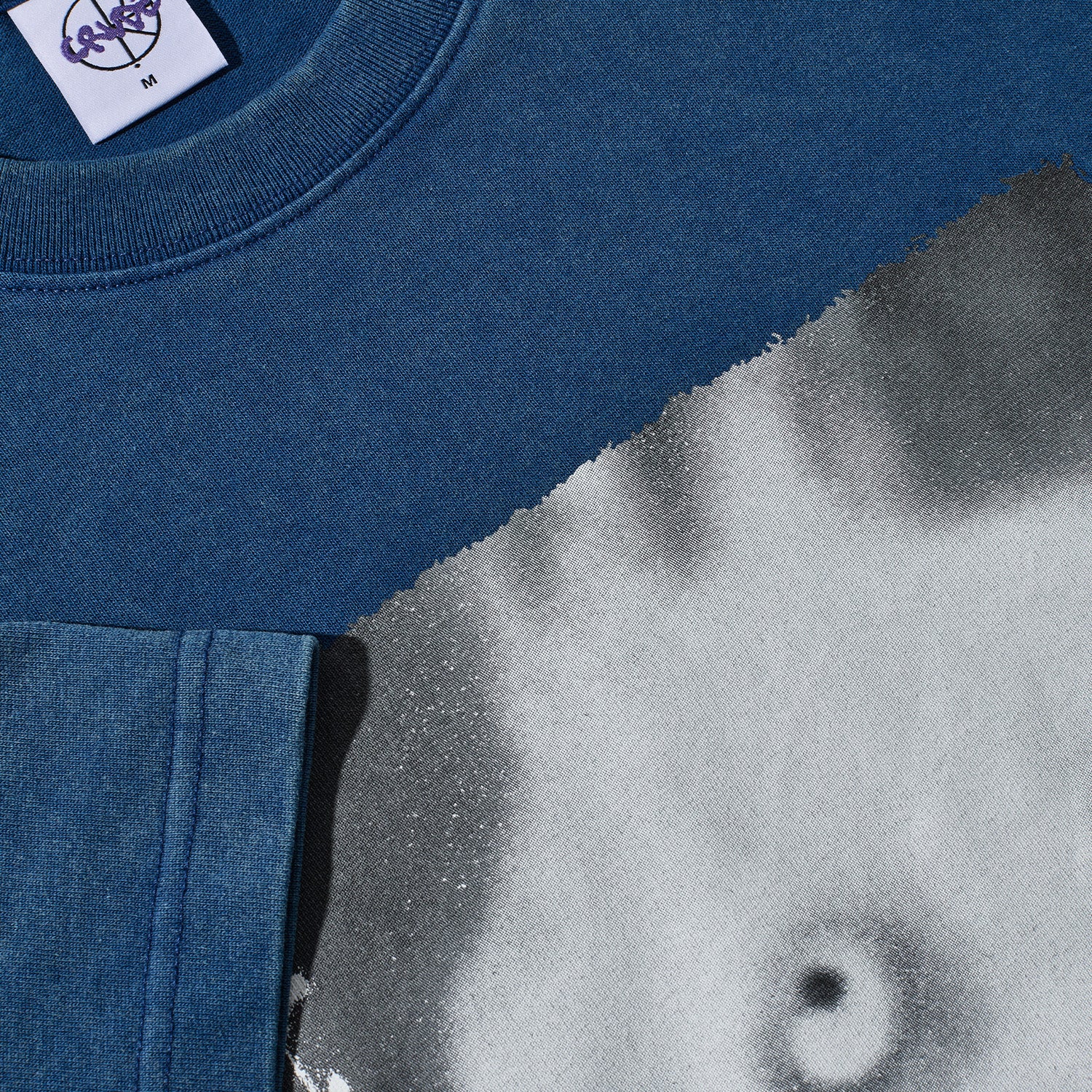 Polar Skate Co. Rabbit Tee Washed Blue