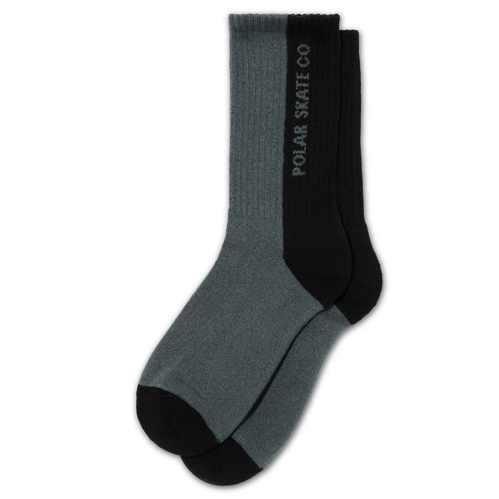Polar Skate Co. Rib Socks 50/50 Black