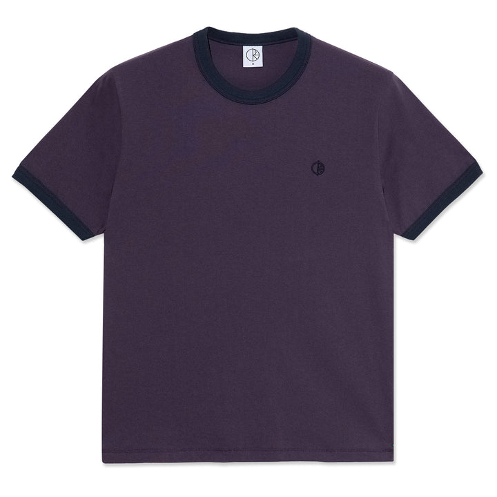 Polar Skate Co. Ringer Tee Dark Violet/Navy