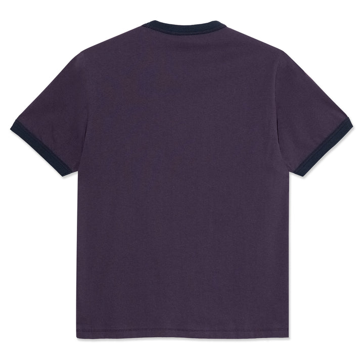 Polar Skate Co. Ringer Tee Dark Violet/Navy