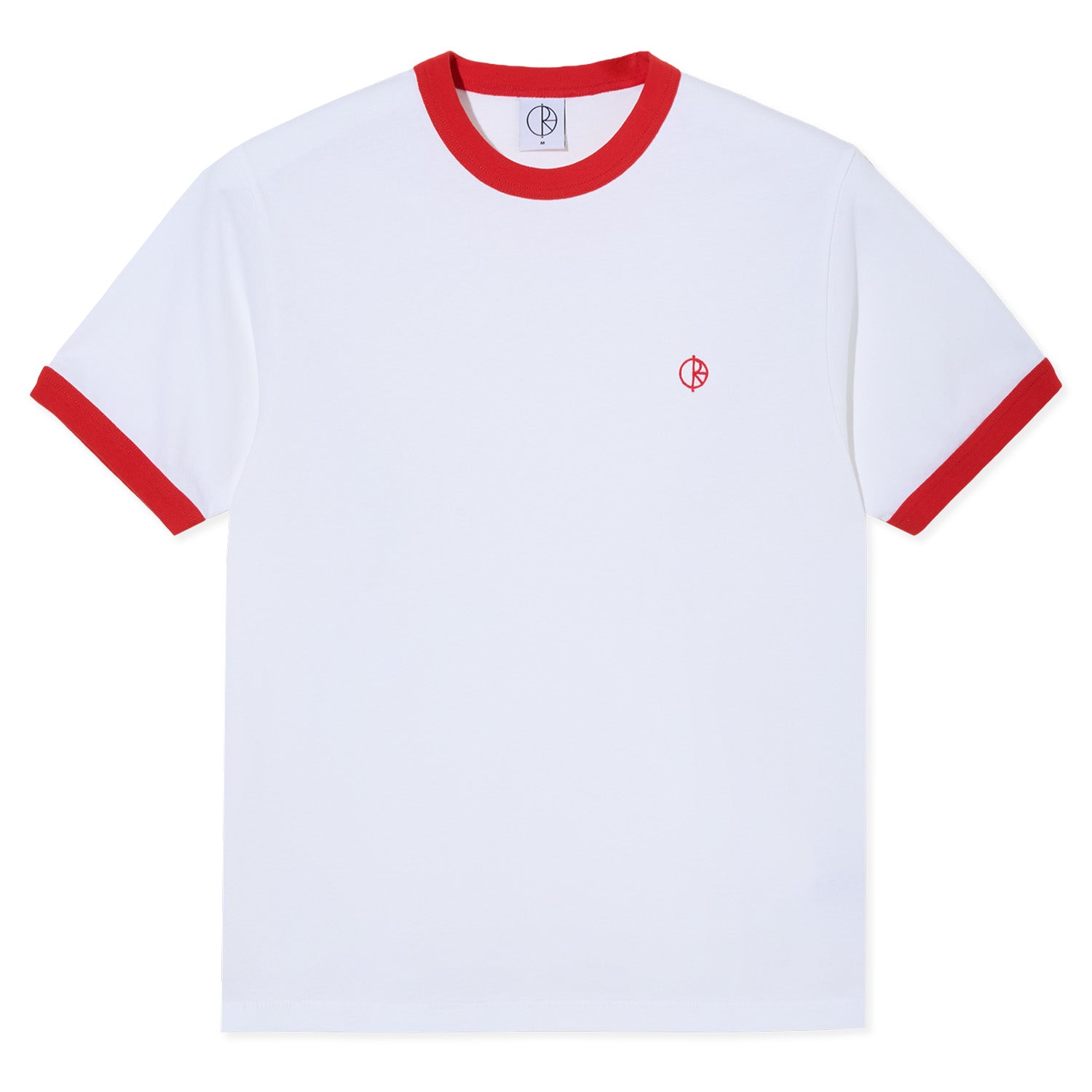 Polar Skate Co. Ringer Tee White/Red