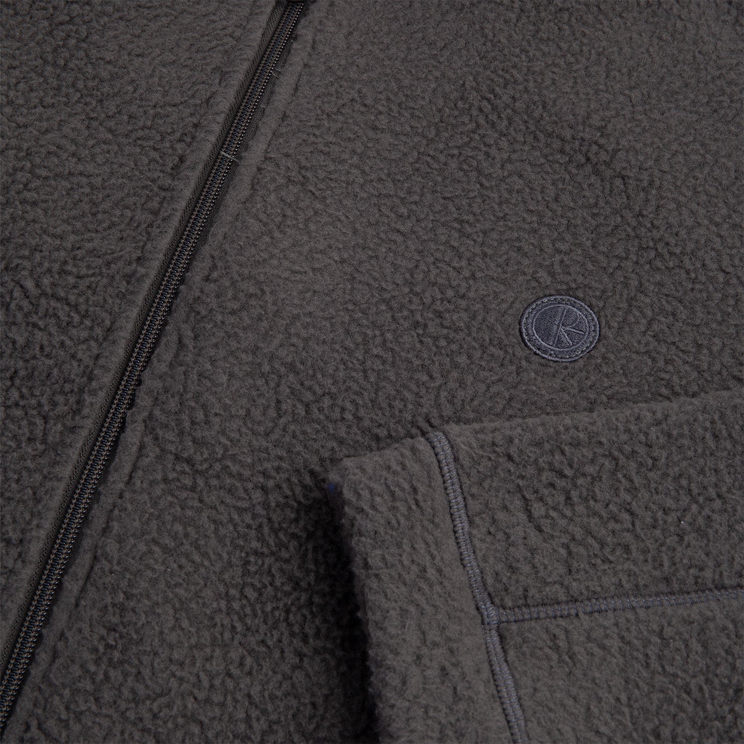 Polar Skate Co. Roman Fleece Jacket Dirty Black