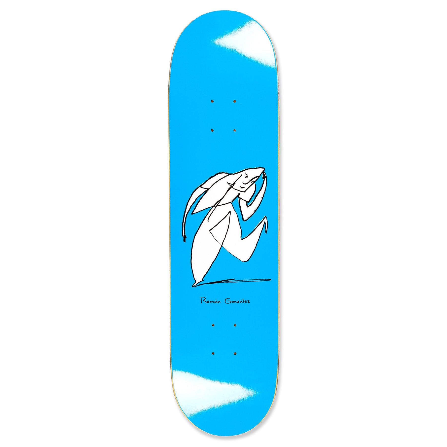 Polar Skate Co. Roman Gonzalez Stay In Motion Deck Blue 8.125"