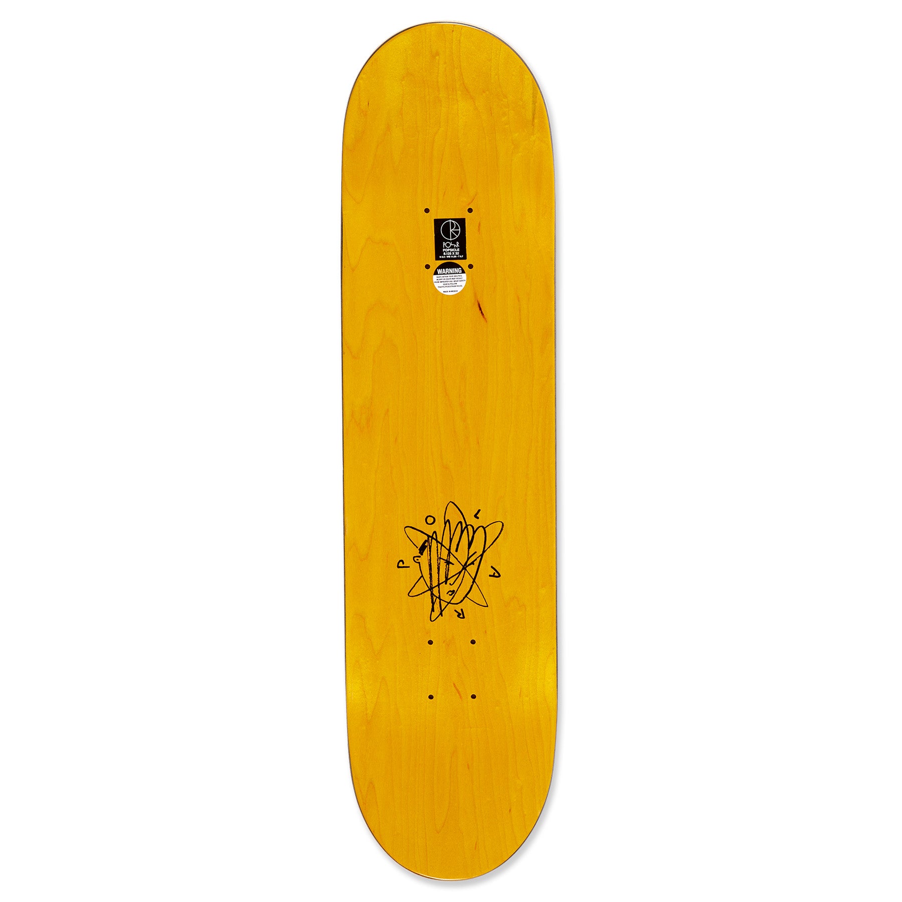 Polar Skate Co. Roman Gonzalez Stay In Motion Deck Blue 8.125"