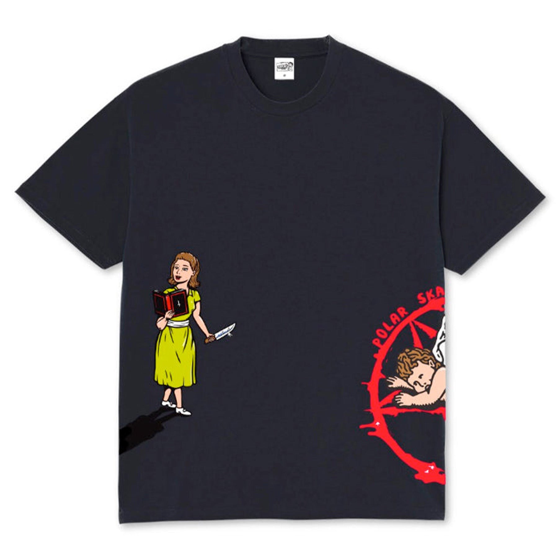 Polar Skate Co. Sacrifice 2 Tee Black - Orchard Skateshop